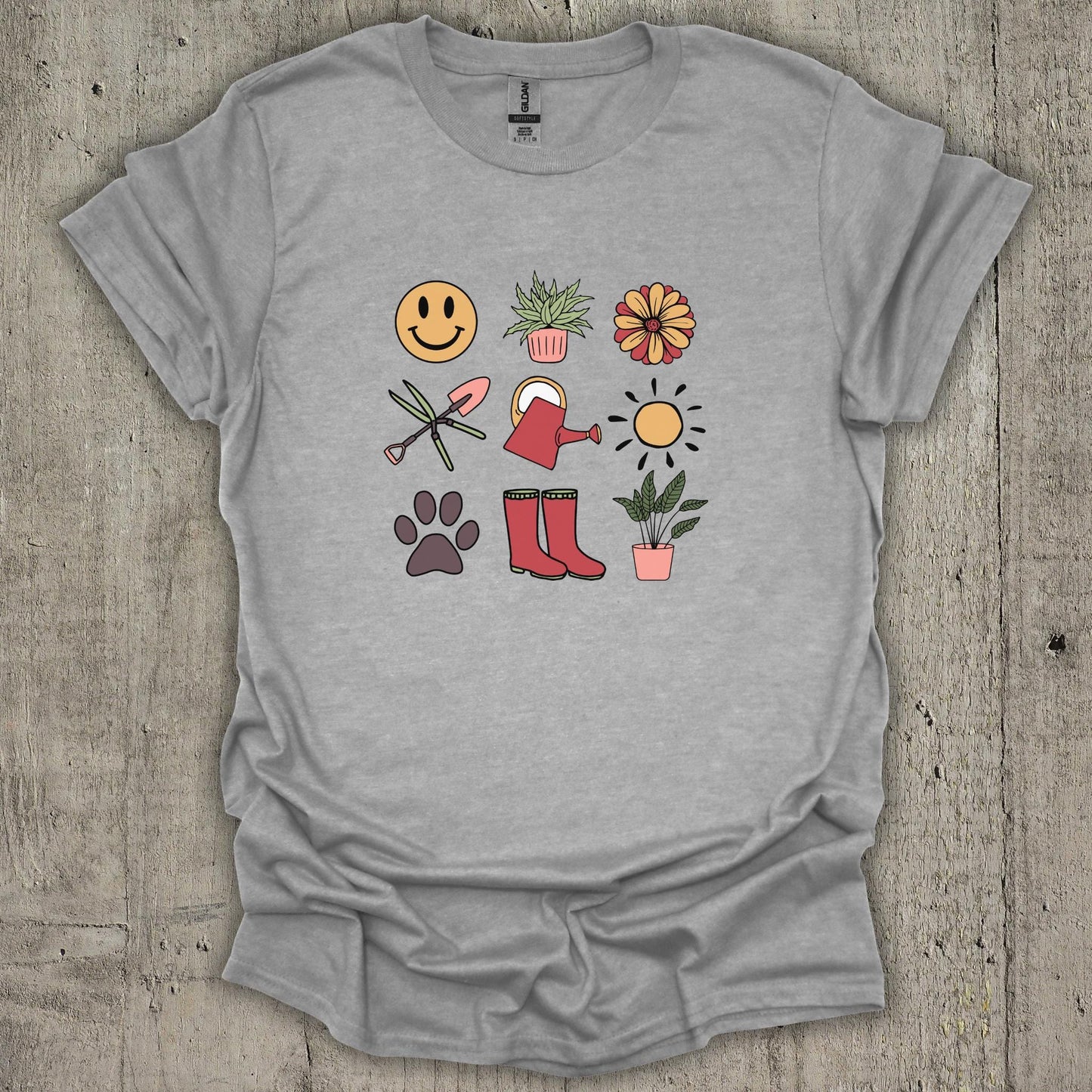 Gardening Symbols T-Shirt