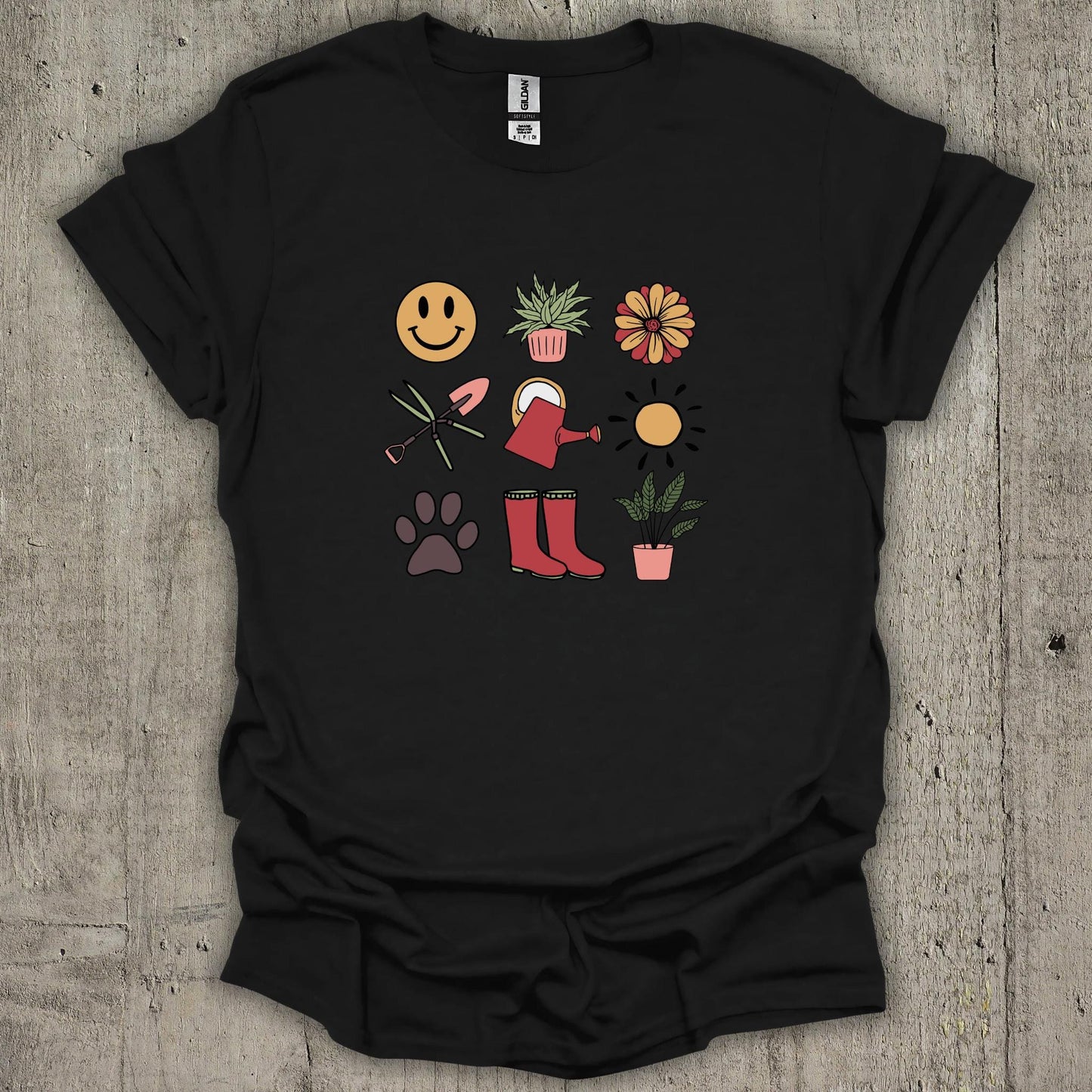 Gardening Symbols T-Shirt