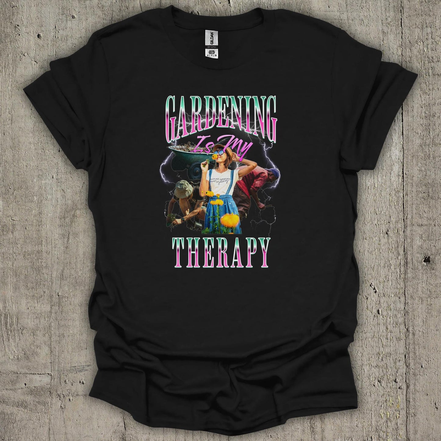 Gardening Is My Therapy Bootleg T-Shirt