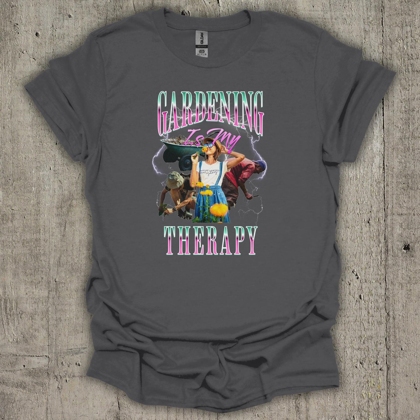 Gardening Is My Therapy Bootleg T-Shirt