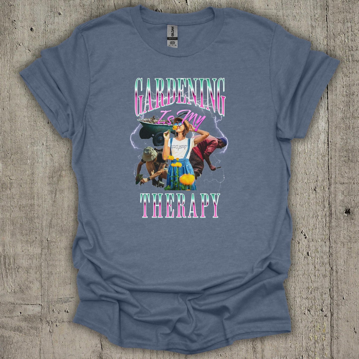 Gardening Is My Therapy Bootleg T-Shirt