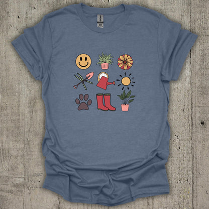 Gardening Symbols T-Shirt
