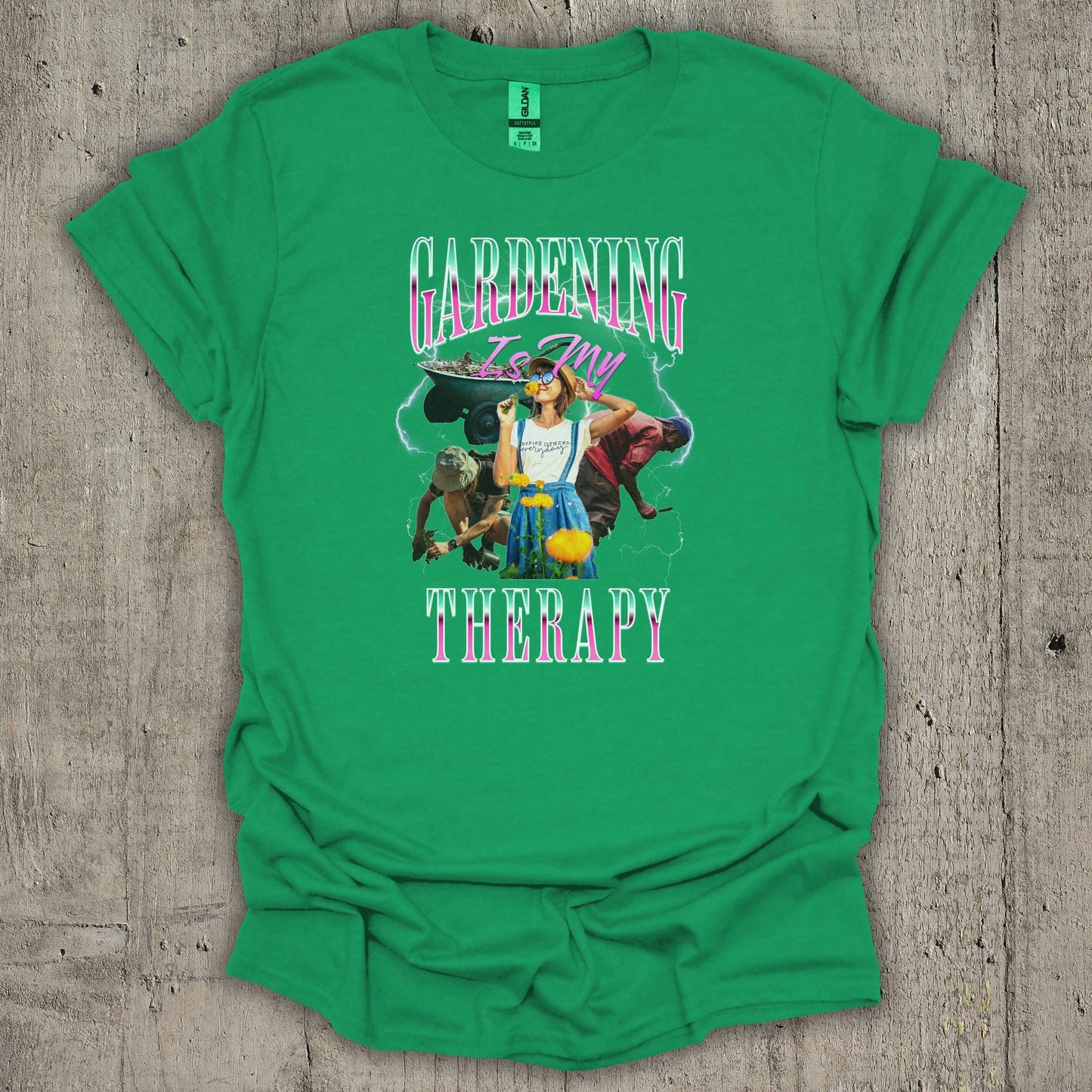 Gardening Is My Therapy Bootleg T-Shirt