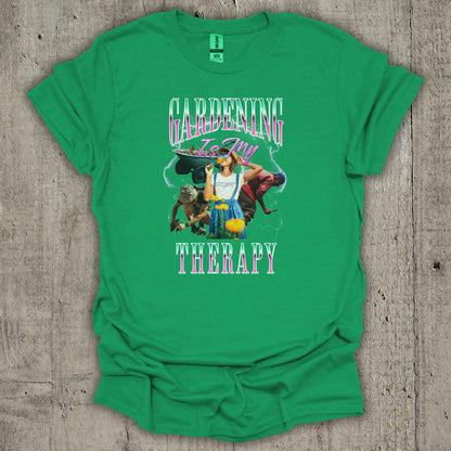Gardening Is My Therapy Bootleg T-Shirt