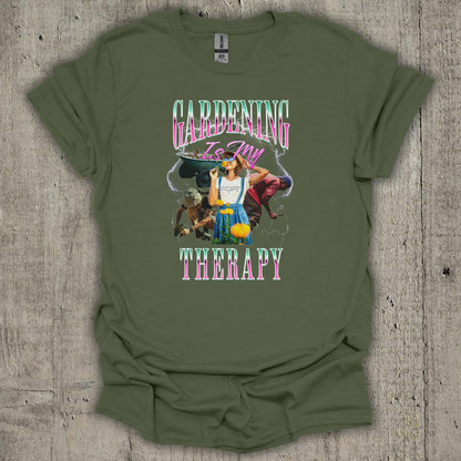 Gardening Is My Therapy Bootleg T-Shirt