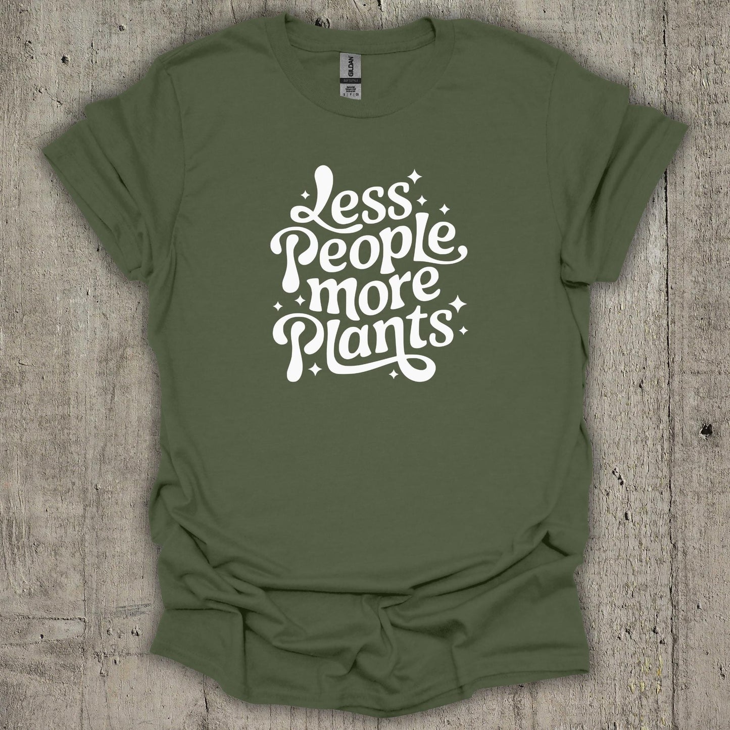 Less People More Plants T-Shirt