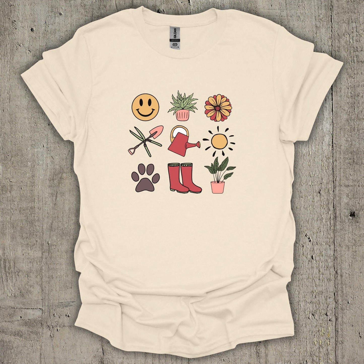 Gardening Symbols T-Shirt