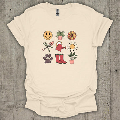 Gardening Symbols T-Shirt