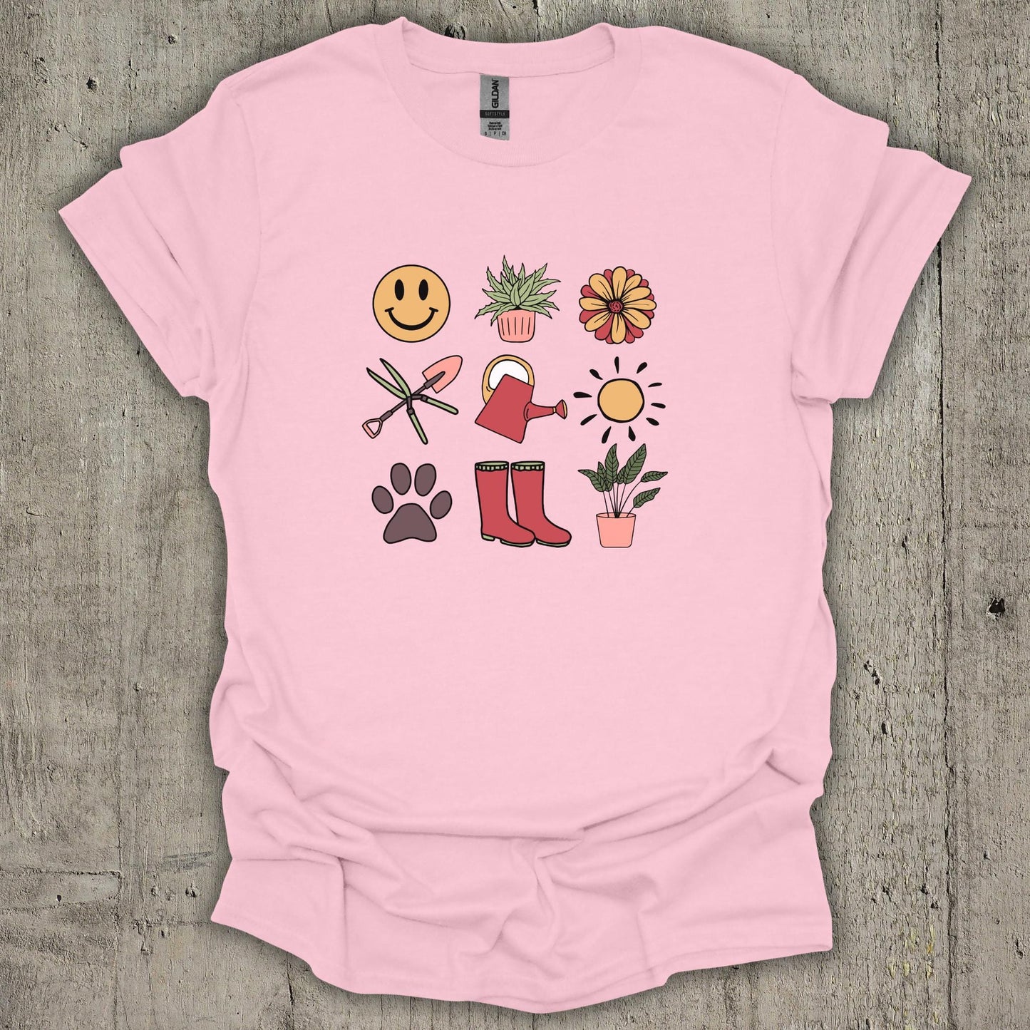Gardening Symbols T-Shirt