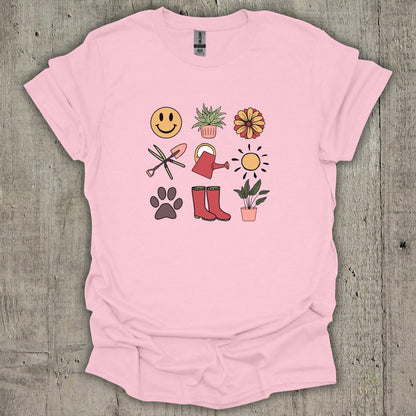 Gardening Symbols T-Shirt