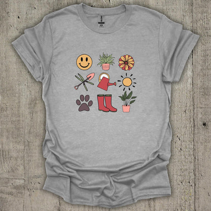 Gardening Symbols T-Shirt