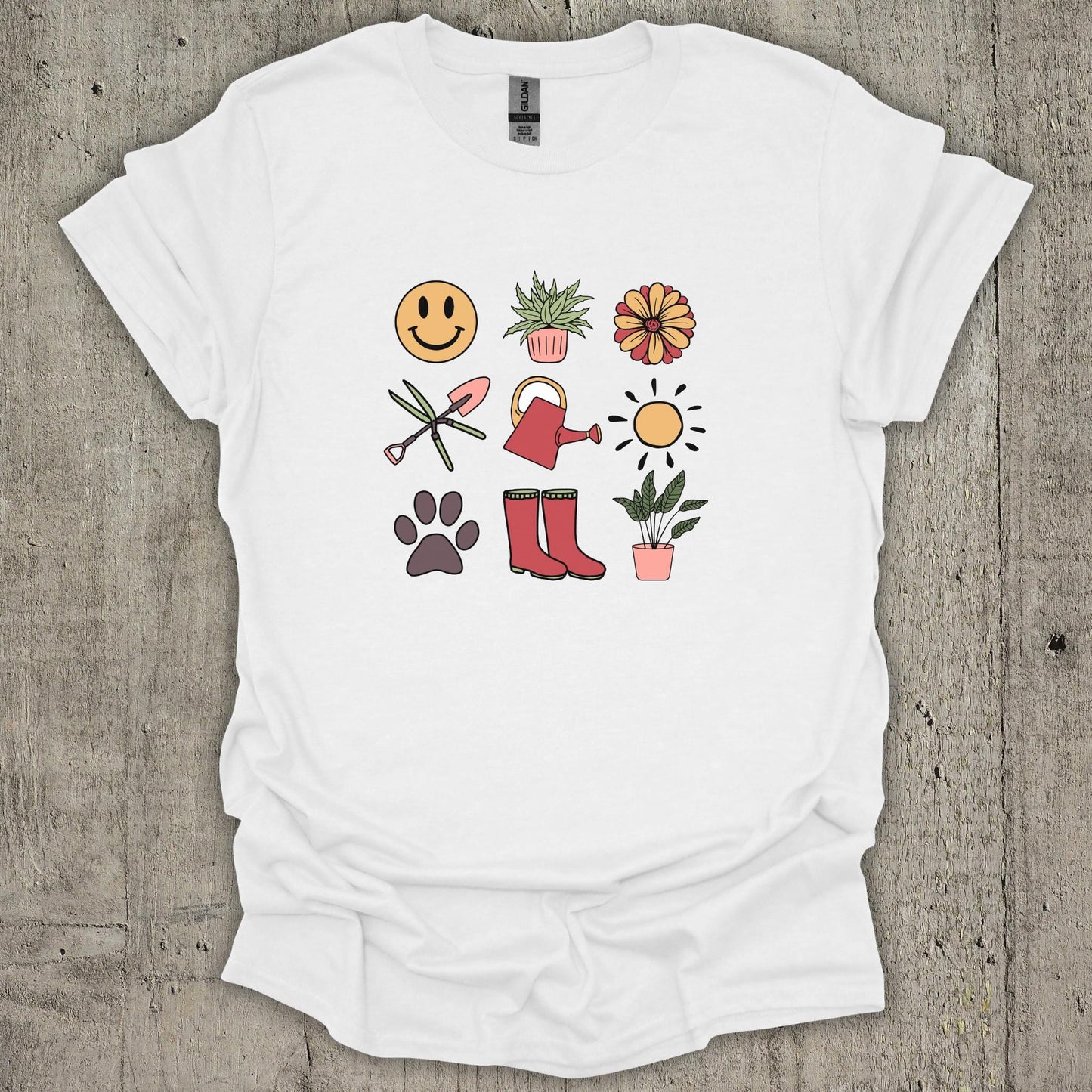 Gardening Symbols T-Shirt