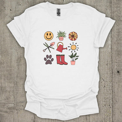 Gardening Symbols T-Shirt